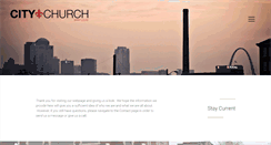 Desktop Screenshot of citychurchstl.org