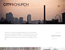Tablet Screenshot of citychurchstl.org